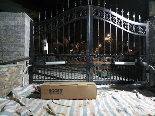 Thi công lắp đặt cổng tự động Roger cho khu nhà biệt thự