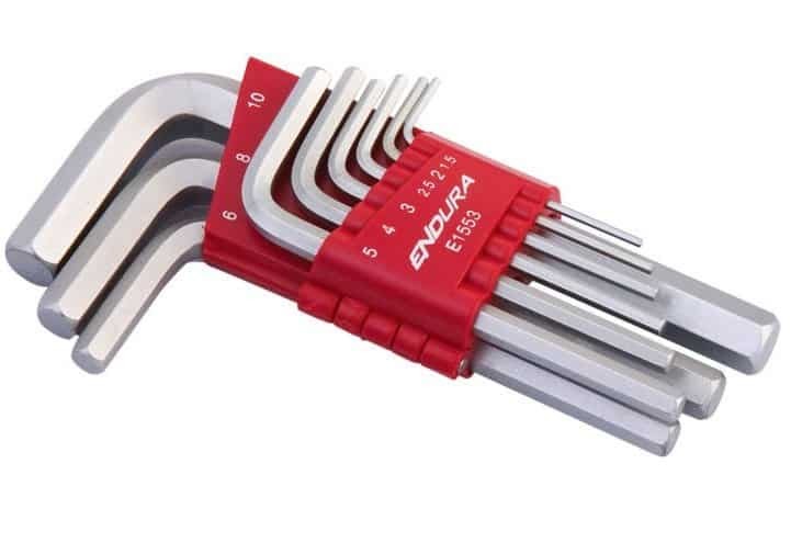 Bộ lục giác với đầy đủ các kích cỡ to nhỏ khác nhau hỗ trợ sửa cửa kính lùa bị xệ