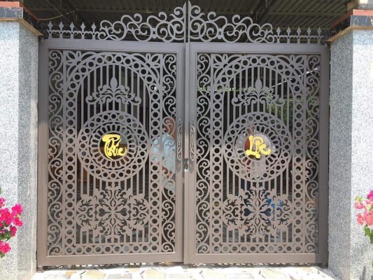 Cổng sắt CNC đẹp 9