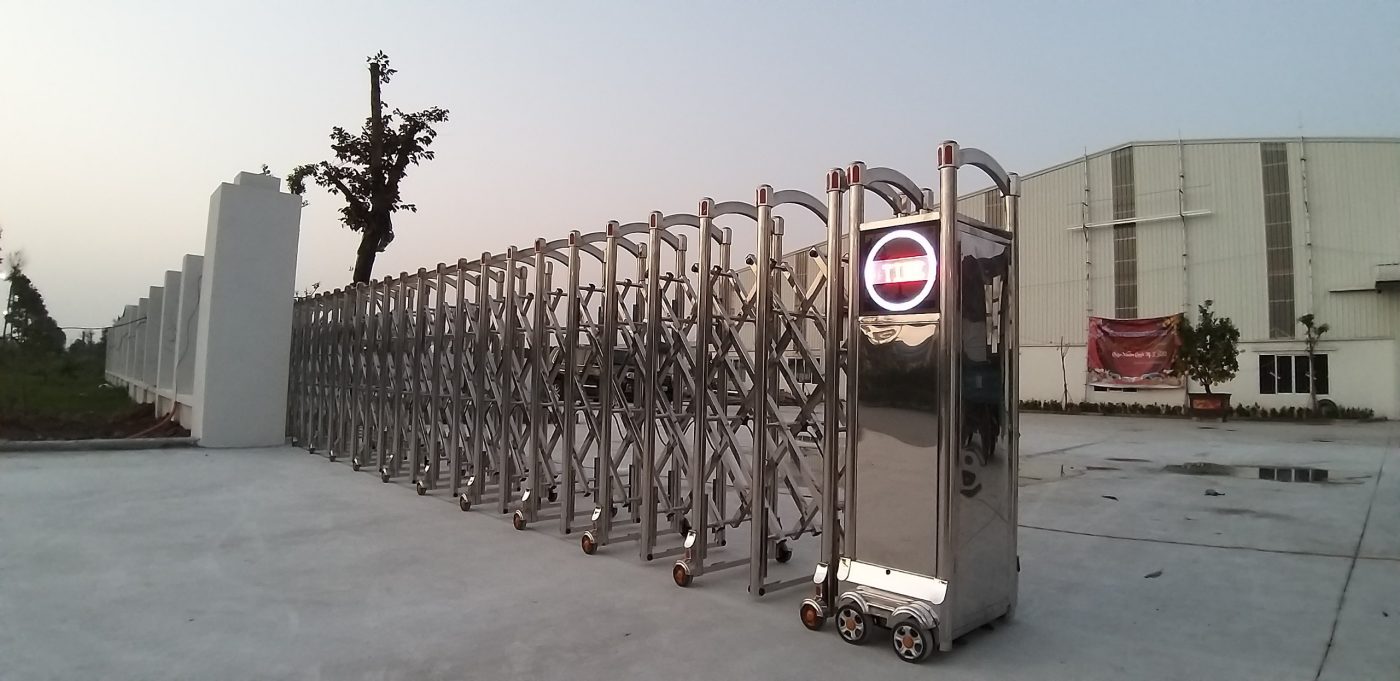 Motor cổng xếp không ray