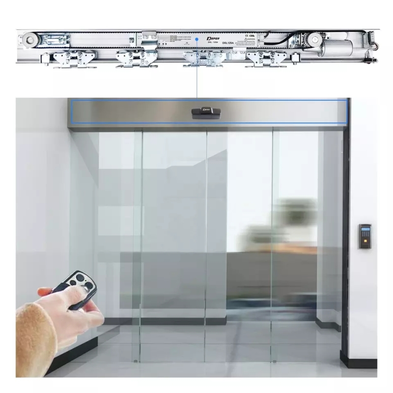 cửa kính tự động hiện đại