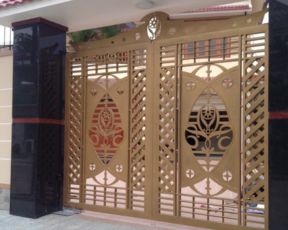 cổng âm sàn tự động